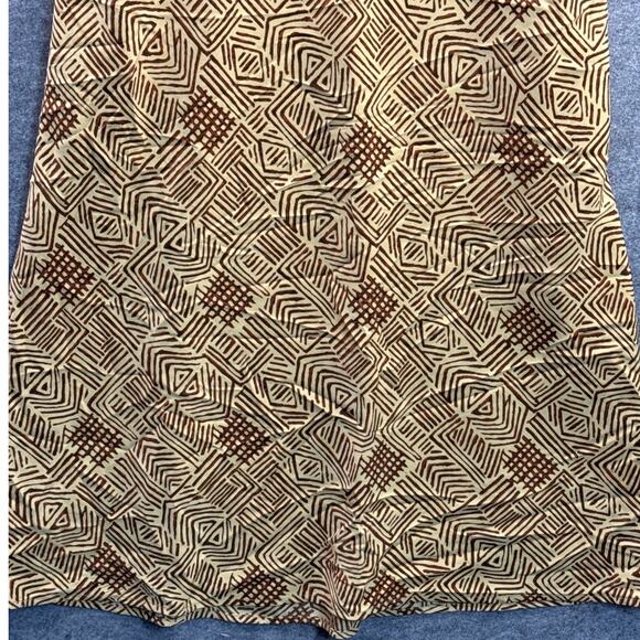 Vintage 80s Miss Dorby Tribal Sleeveless Maxi Dress - 16 - Picture 4 of 8